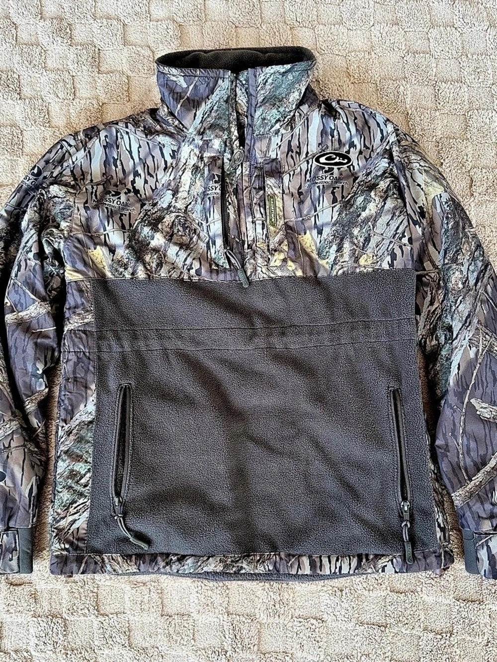 Drake Waterfowl Lady Drake Mossy Oak Shadow Branch Camo Fleece Jacket Small 4/6